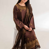 3 Piece - Printed Embroidered Suit - 42501913