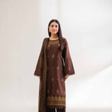 3 Piece - Printed Embroidered Suit - 42501913