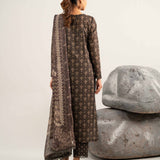 3 Piece - Digital Printed Embroidered Suit - 42502047