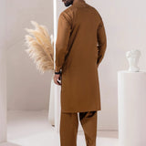 Brown Shalwar Qameez