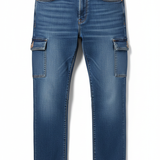 Blue 6 pocket jeans